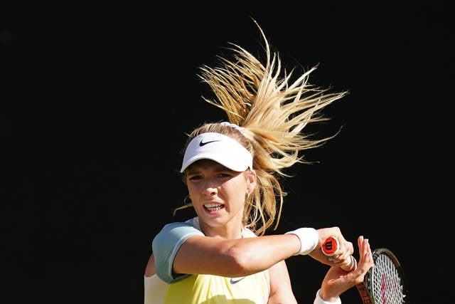 Katie Boulter’s Birmingham run ended in the quarter-finals (Mike Egerton/PA)