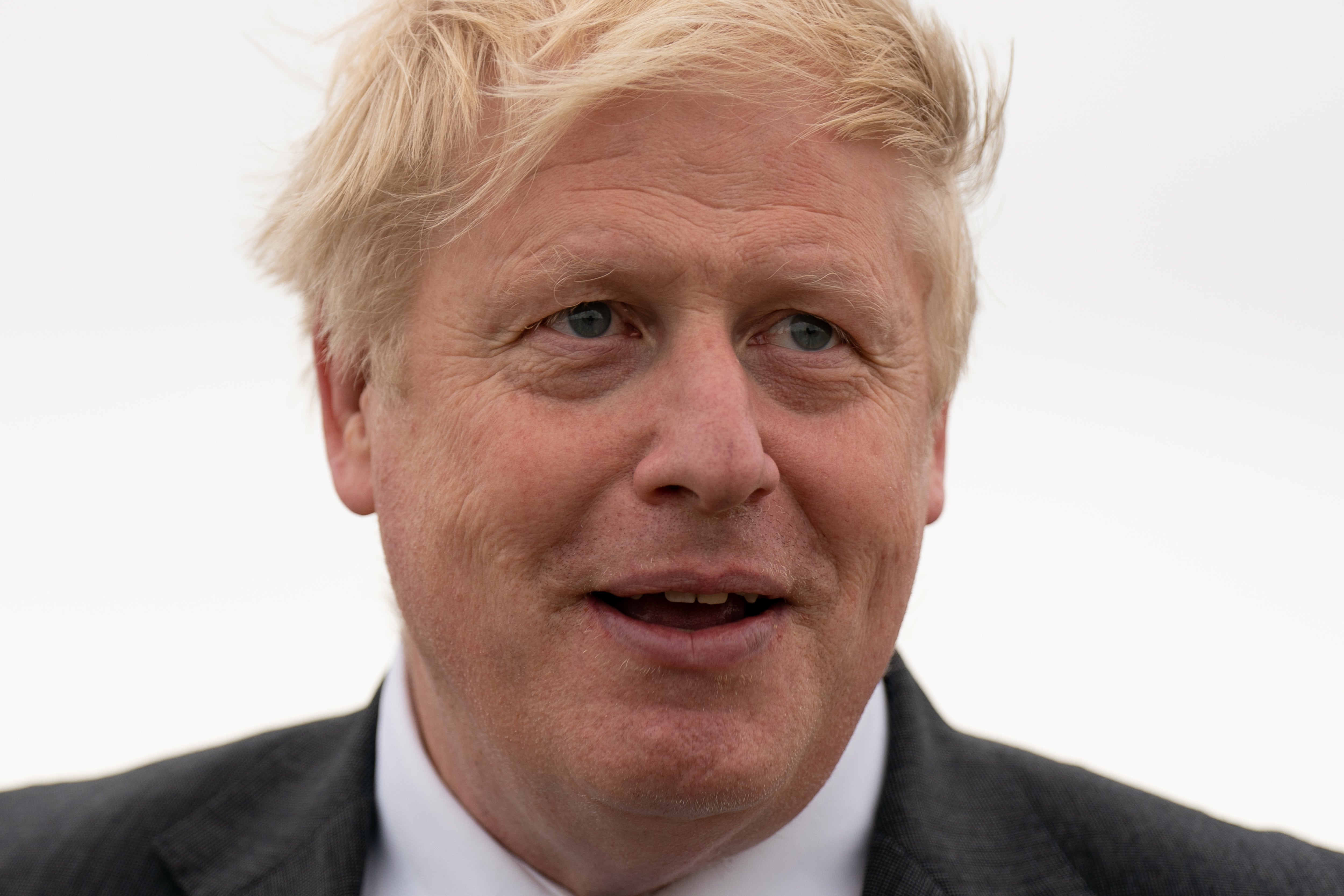 Boris Johnson blusters and bumbles about like he’s doing a bad impression of himself