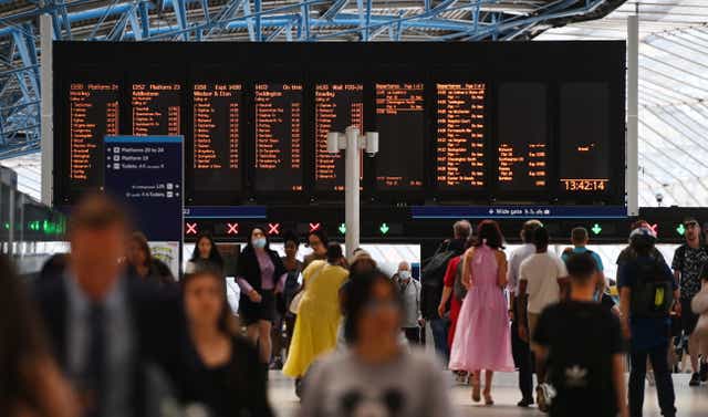 <p>Only 22 per cent of passenger train services will run, with most of them on key links to and from London</p>