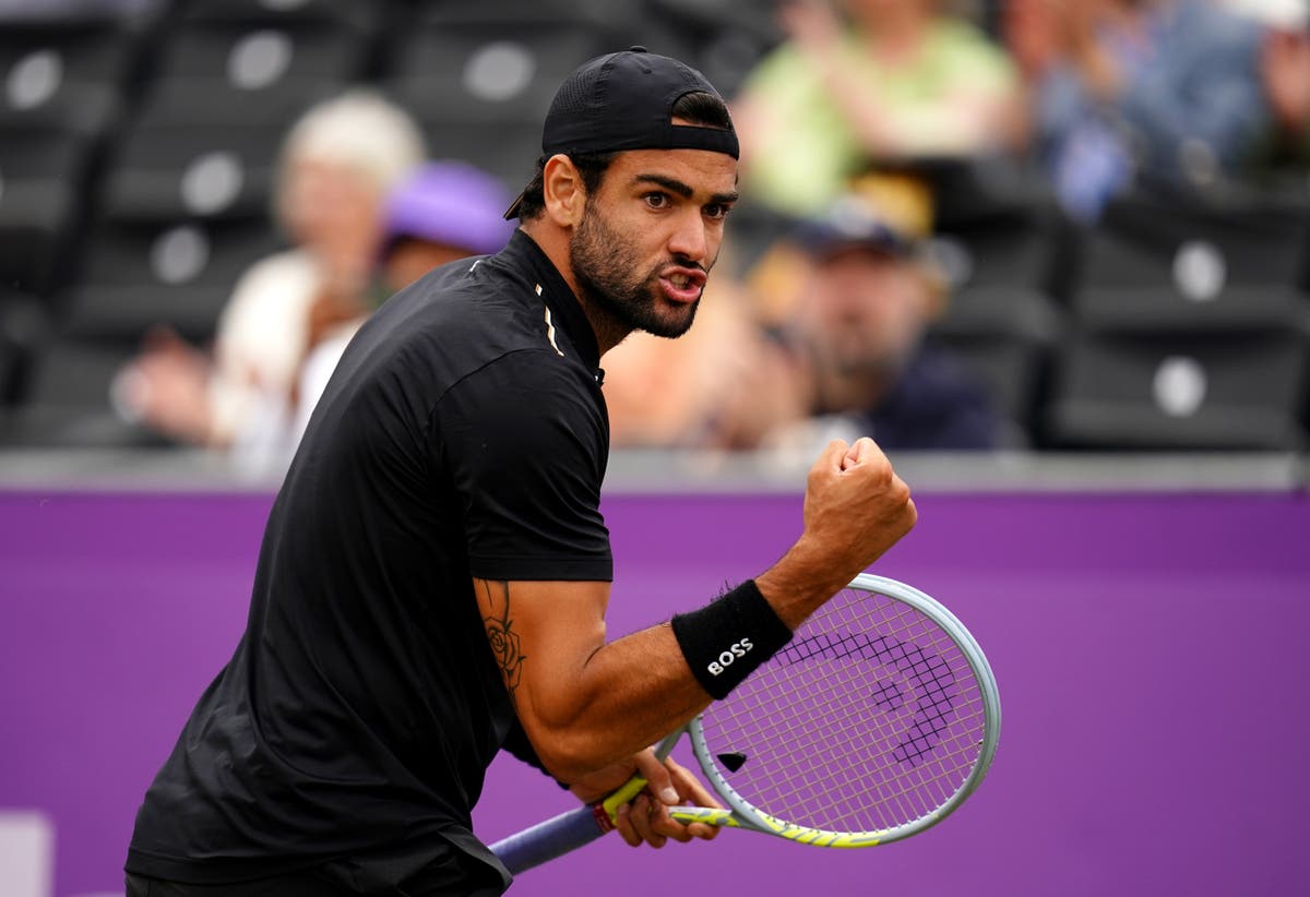 Matteo Berrettini moves closer to Queen’s title defence by breezing into final Matteo Berrettini moves closer to Queen’s title defence by breezing into final