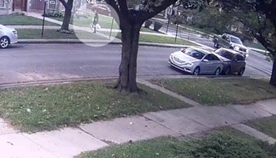 Footage, on 2 October 2018, shows Kierra Coles walking up the path to her home in South Vernon, carrying shopping bags