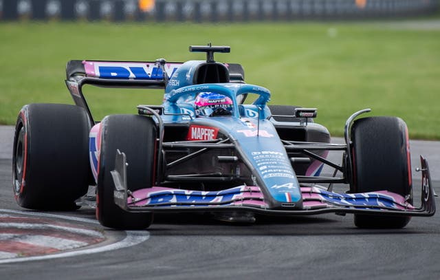 Alonso set the pace in final practice (Graham Hughes/The Canadian Press via AP)