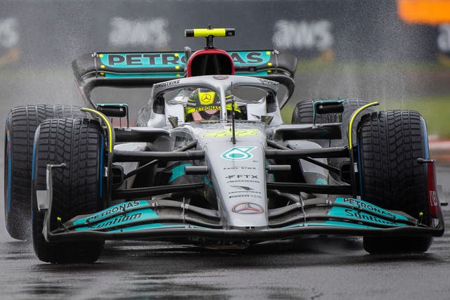 Lewis Hamilton took fourth place in qualifying in Montreal (Graham Hughes/AP)