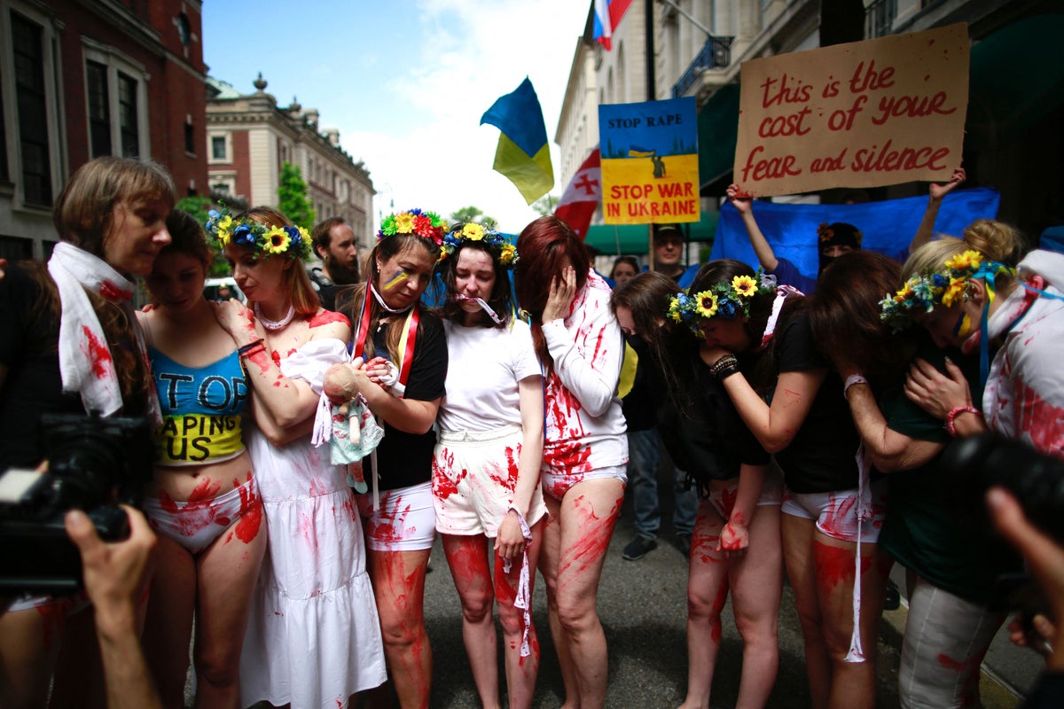 We need to face the fact that rape is being used as a weapon of war in  Ukraine | The Independent