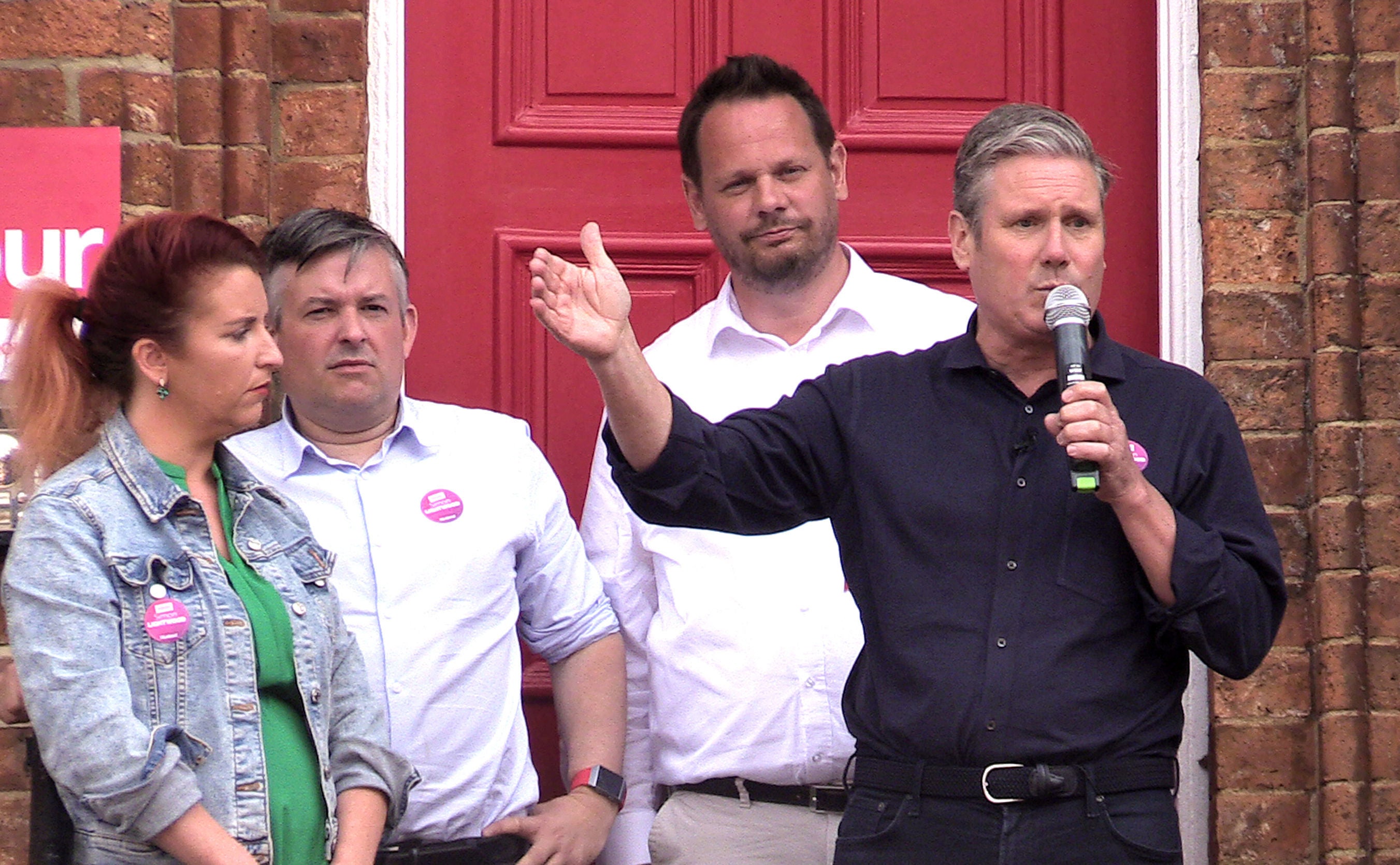 Keir Starmer on the campaign trail in Wakefield