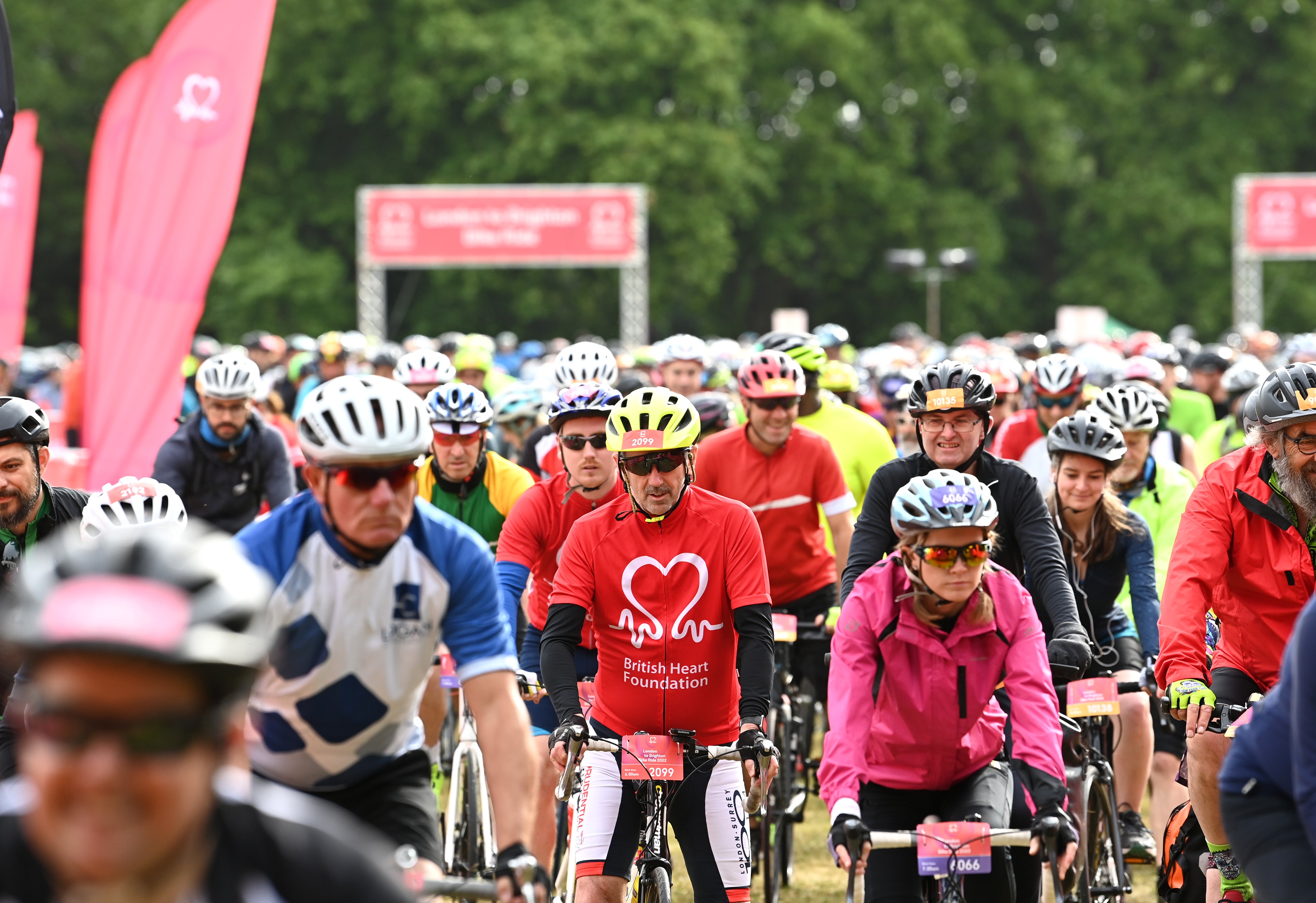 The London to Brighton Bike Ride is the oldest annual event of its kind in Europe (Doug Peters/PA)