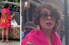 Woman filmed attacking four Asian women with pepper spray in New York is charged with hate crimes