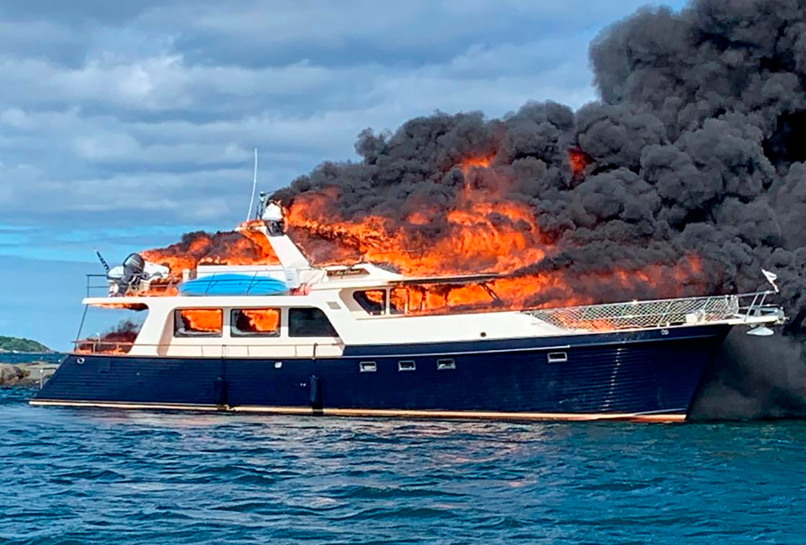 Yacht Fire