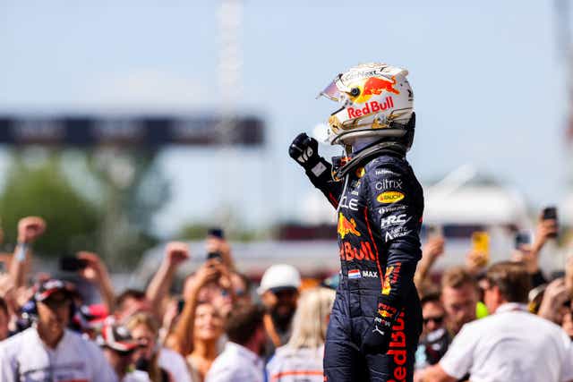 <p>Max Verstappen now holds a comfortable lead in the F1 drivers’ standings</p>