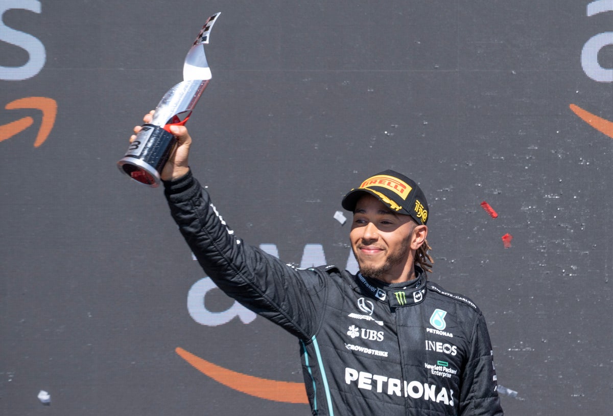 Lewis Hamilton ‘overwhelmed’ to finish on the podium at Canadian Grand Prix