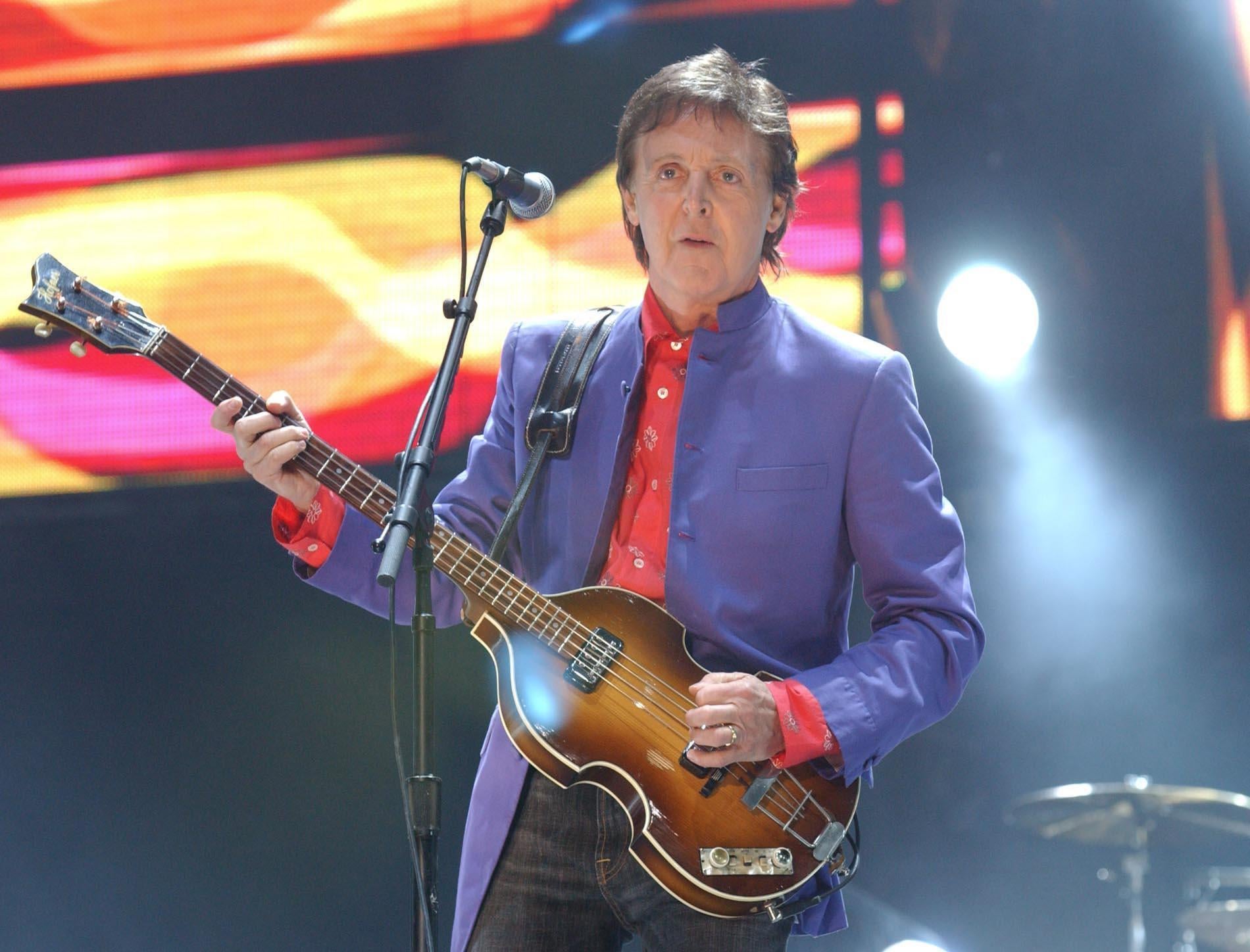 Sir Paul McCartney will headline the Saturday night (Andy Butterton/PA)