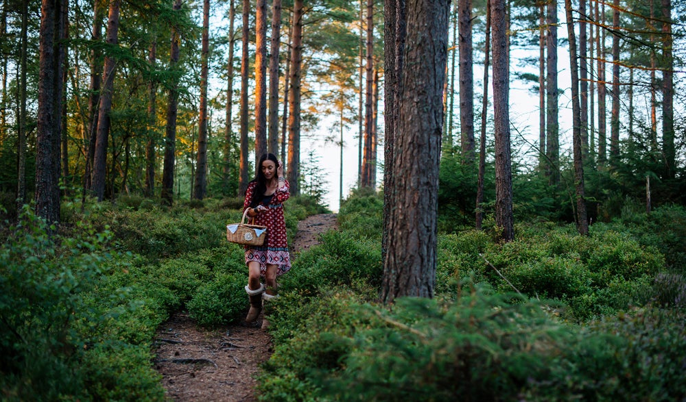 Diana in the woodlands (Natasha Holland Photography/PA Real Life)