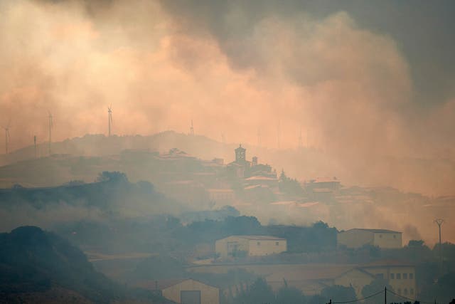 APTOPIX Spain Wildfire