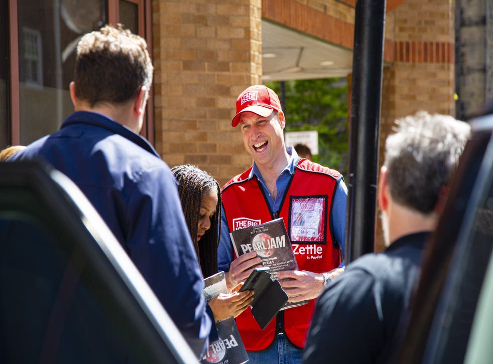 The Duke of Cambridge sells the Big Issue in London (Big Issue/PA)