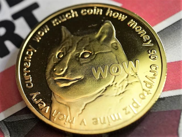 <p>Dogecoin is trading at yearly lows in June 2022 after its price crashed by more than 90 per cent from its peak</p>