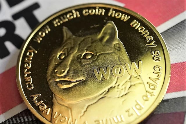 <p>Dogecoin is trading at yearly lows in June 2022 after its price crashed by more than 90 per cent from its peak</p>