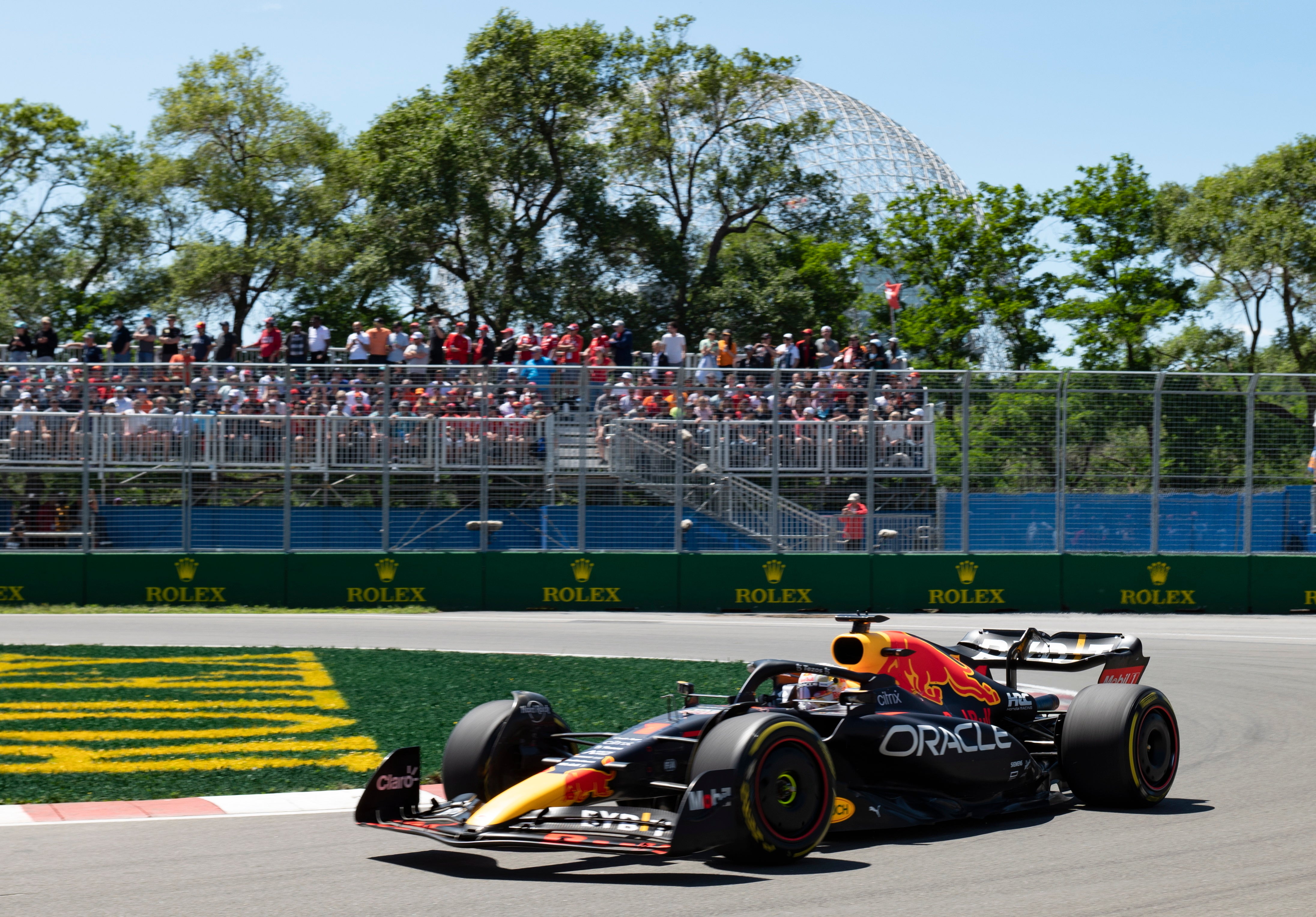 Max Verstappen dominated in Canada to claim his sixth win of the season (Jacques Boissinot/AP)