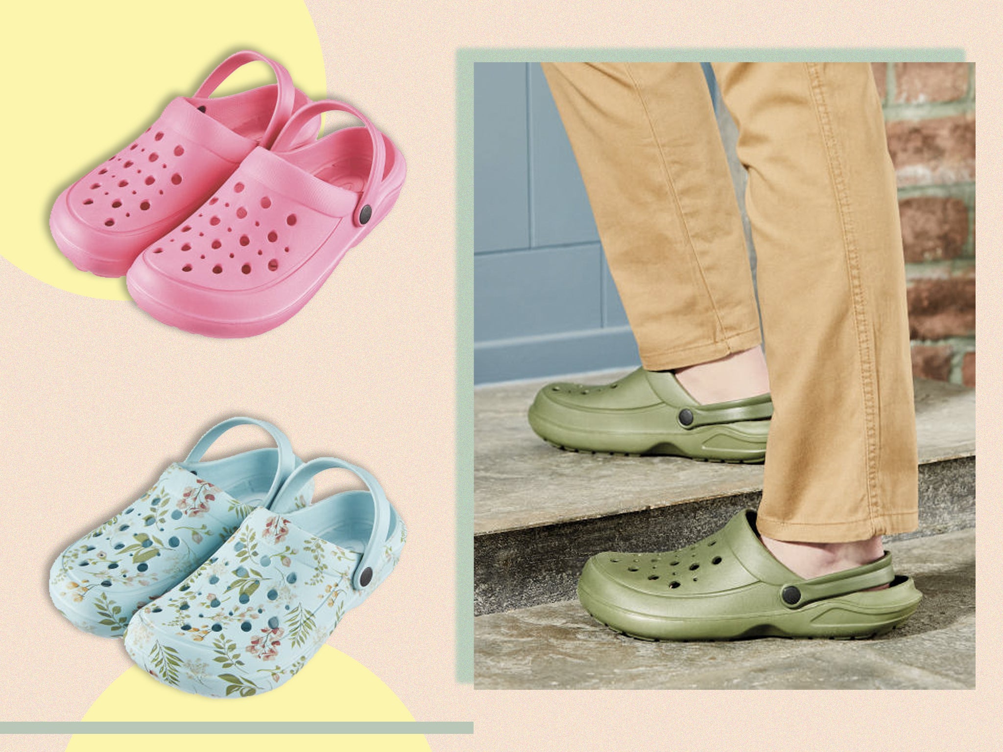 Aldi's Crocs dupes: Shop the £4 plastic clogs from the Specialbuys range  now | The Independent