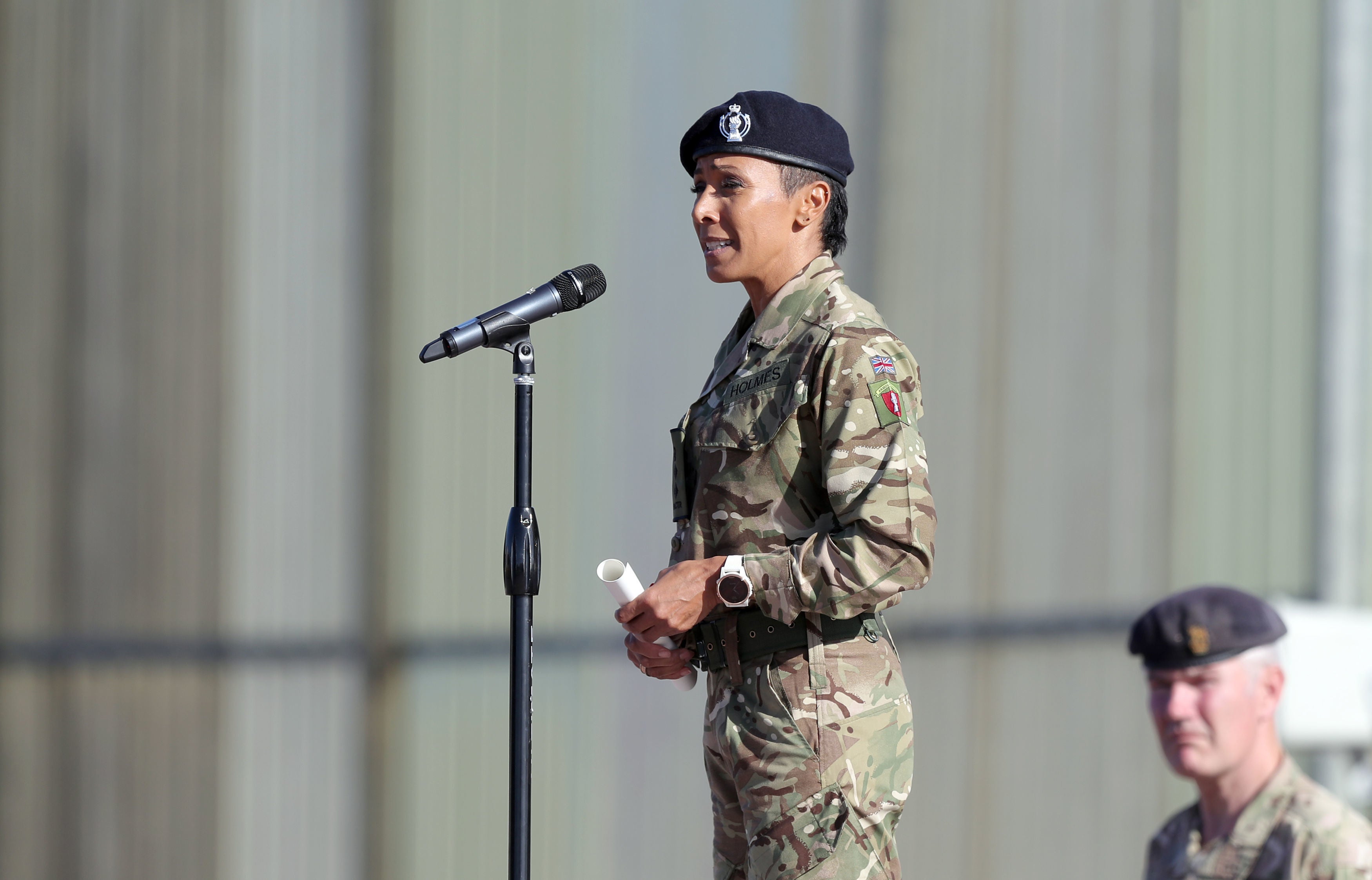 Dame Kelly Holmes spent nearly a decade serving in the military (Andrew Matthews/PA)