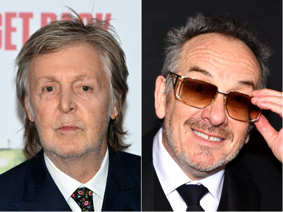 Elvis Costello shares &lsquo;Here, There and Everywhere&rsquo; cover in 80th birthday tribute to Paul McCartney 