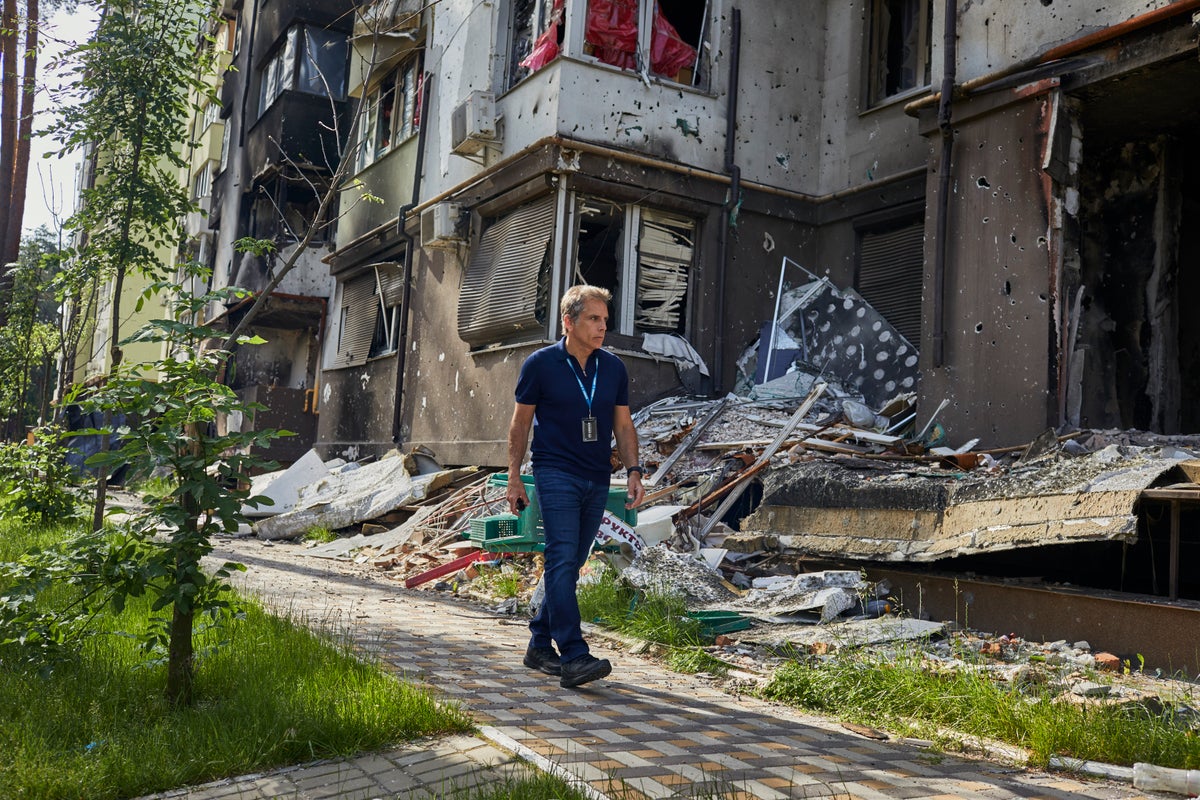 Ben Stiller visits Ukraine on World Refugee Day and calls Zelensky ‘my hero’