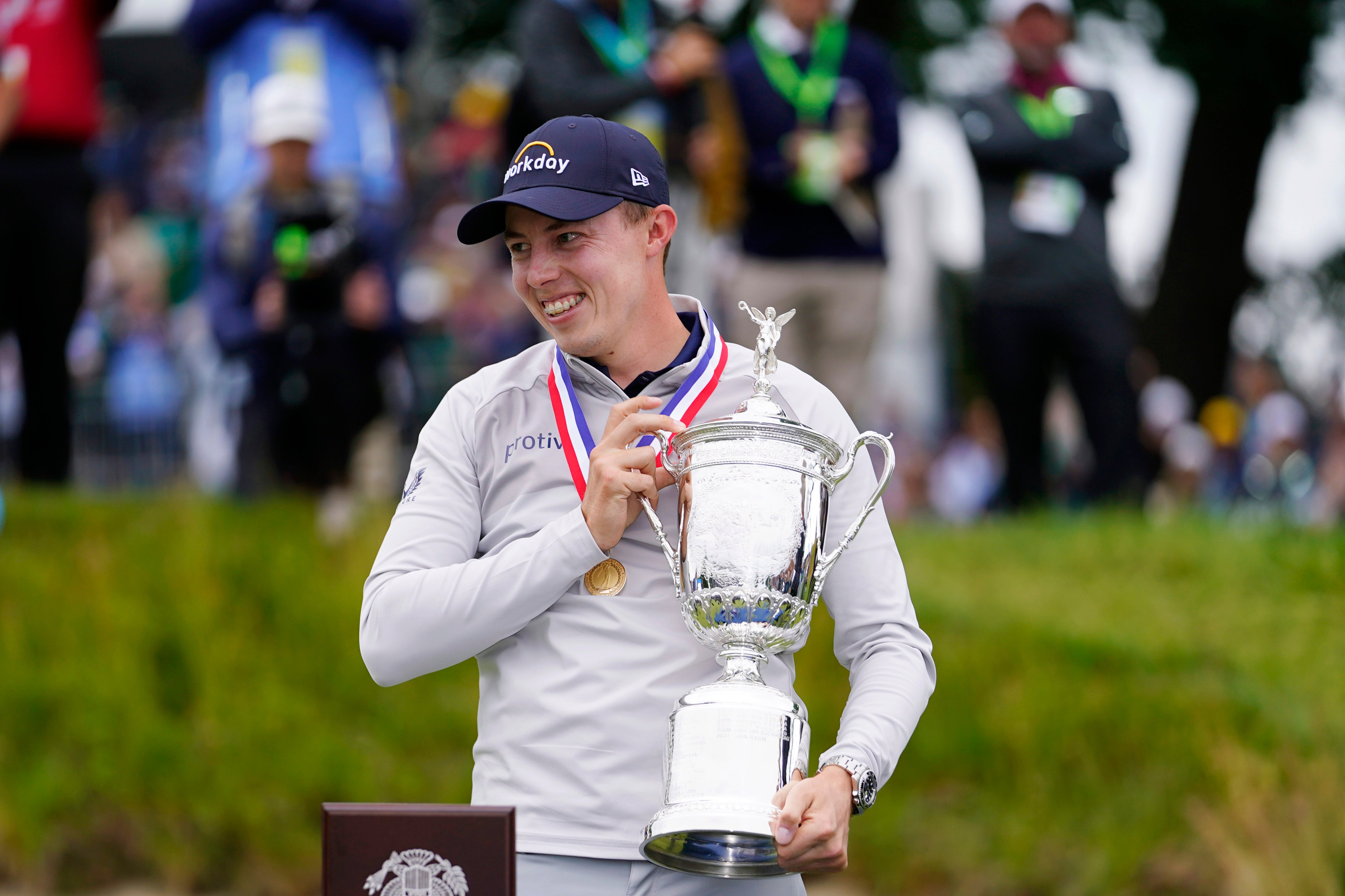 Matt Fitzpatrick won his first major on Sunday (Julio Cortez/AP)