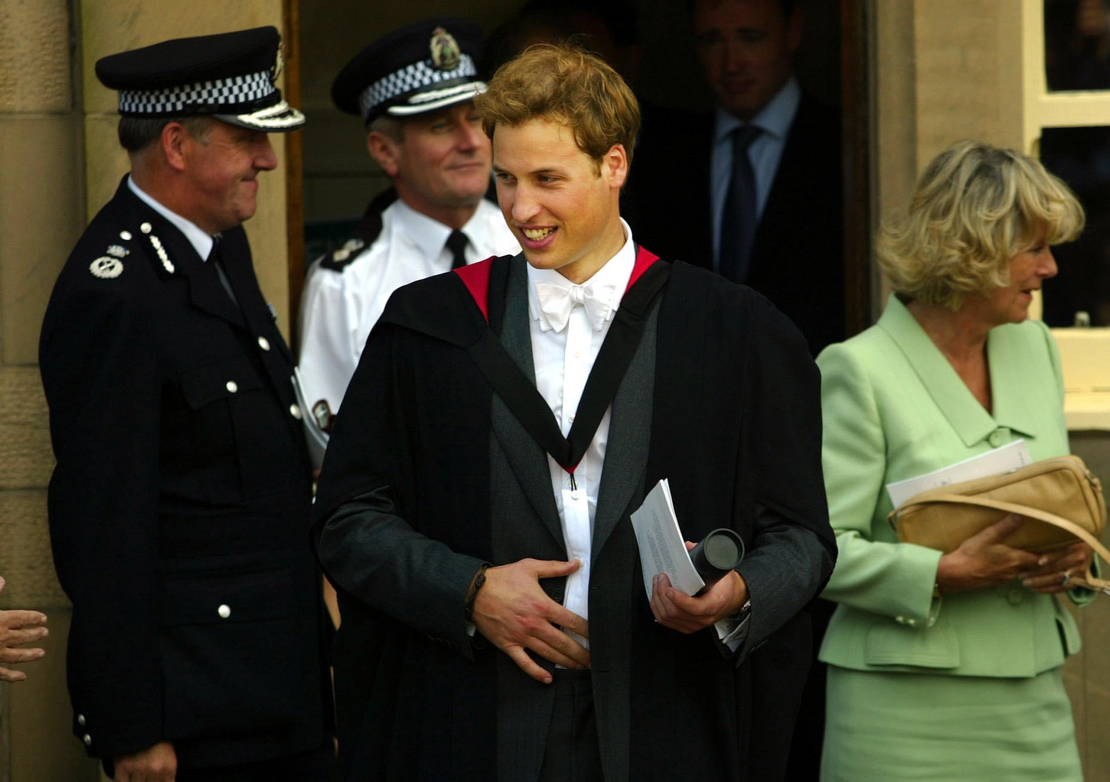 William after his St Andrew’s graduation ceremony in 2005 (David Cheskin/PA)