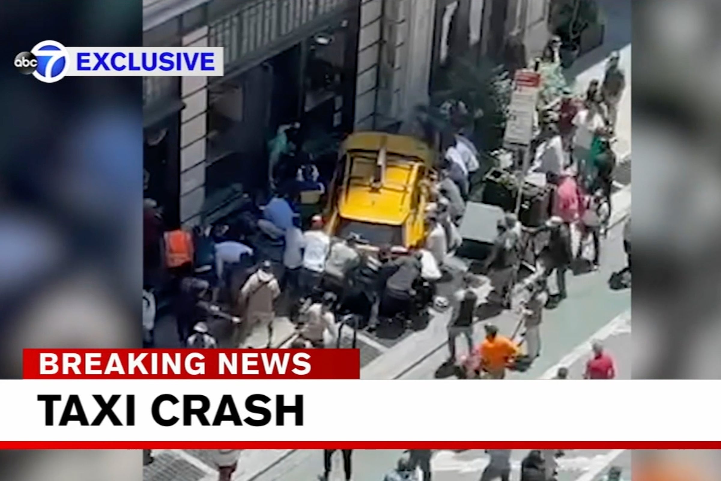 Police: 3 Critically Hurt When Taxi Jumps Curb On Broadway | The ...