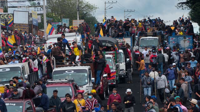ECUADOR-PROTESTAS INDÍGENAS