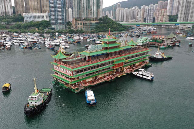 <p>The Jumbo Floating Restaurant was an iconic but ageing tourist attraction designed like a Chinese imperial palace</p>