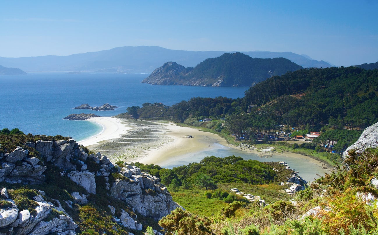 Beaches near Vigo, Galicia, Spain