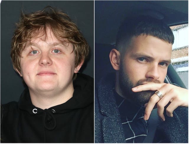 <p>Lewis Capaldi (left) and Tom Mann</p>