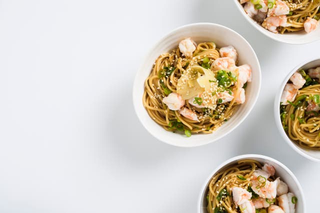 Food-MilkStreet-Ramen Salad with Shrimp and Scallions