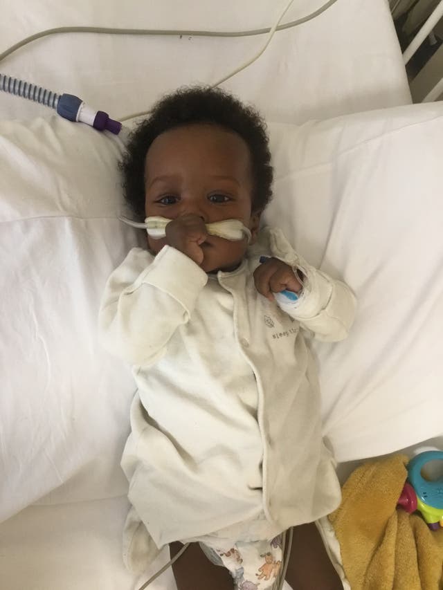 Cairon Barry-Edwards was diagnosed with cardiomyopathy (Family handout/PA)