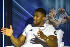 Anthony Joshua: ‘We’re still on the road to undisputed’ as Oleksandr Usyk rematch nears