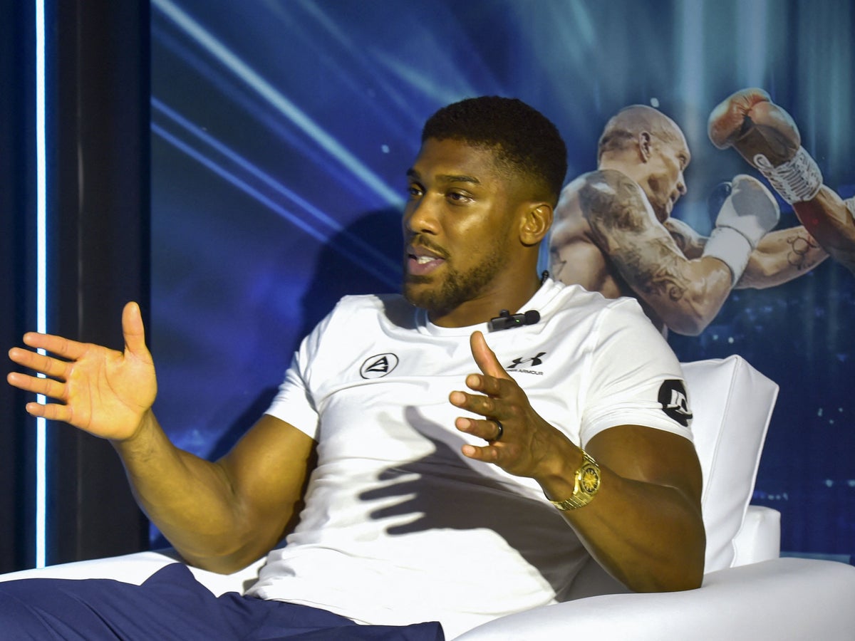 Anthony Joshua: ‘We’re still on the road to undisputed’ as Oleksandr Usyk rematch nears