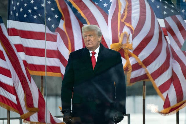 <p>Donald Trump outside the White House on 6 January 2021</p>