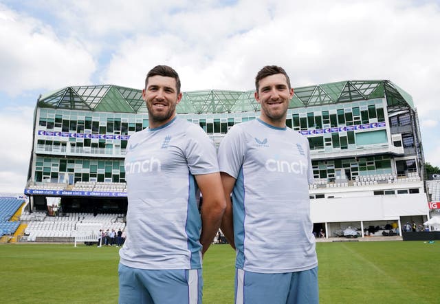 Jamie Overton (left) and Craig Overton are at Headingley this week (Tim Goode/PA)