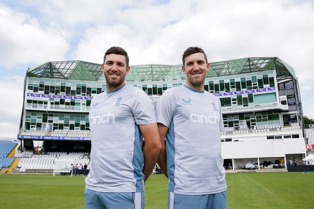 Jamie Overton (left) and Craig Overton are at Headingley this week (Tim Goode/PA)