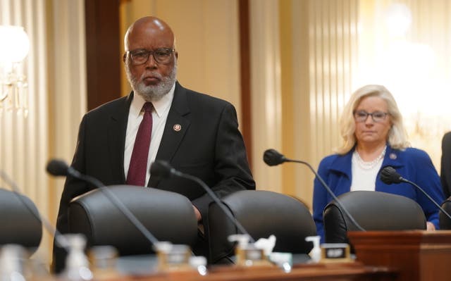 <p>Jan 6 committee chair Bennie Thompson and vice chair Liz Cheney </p>