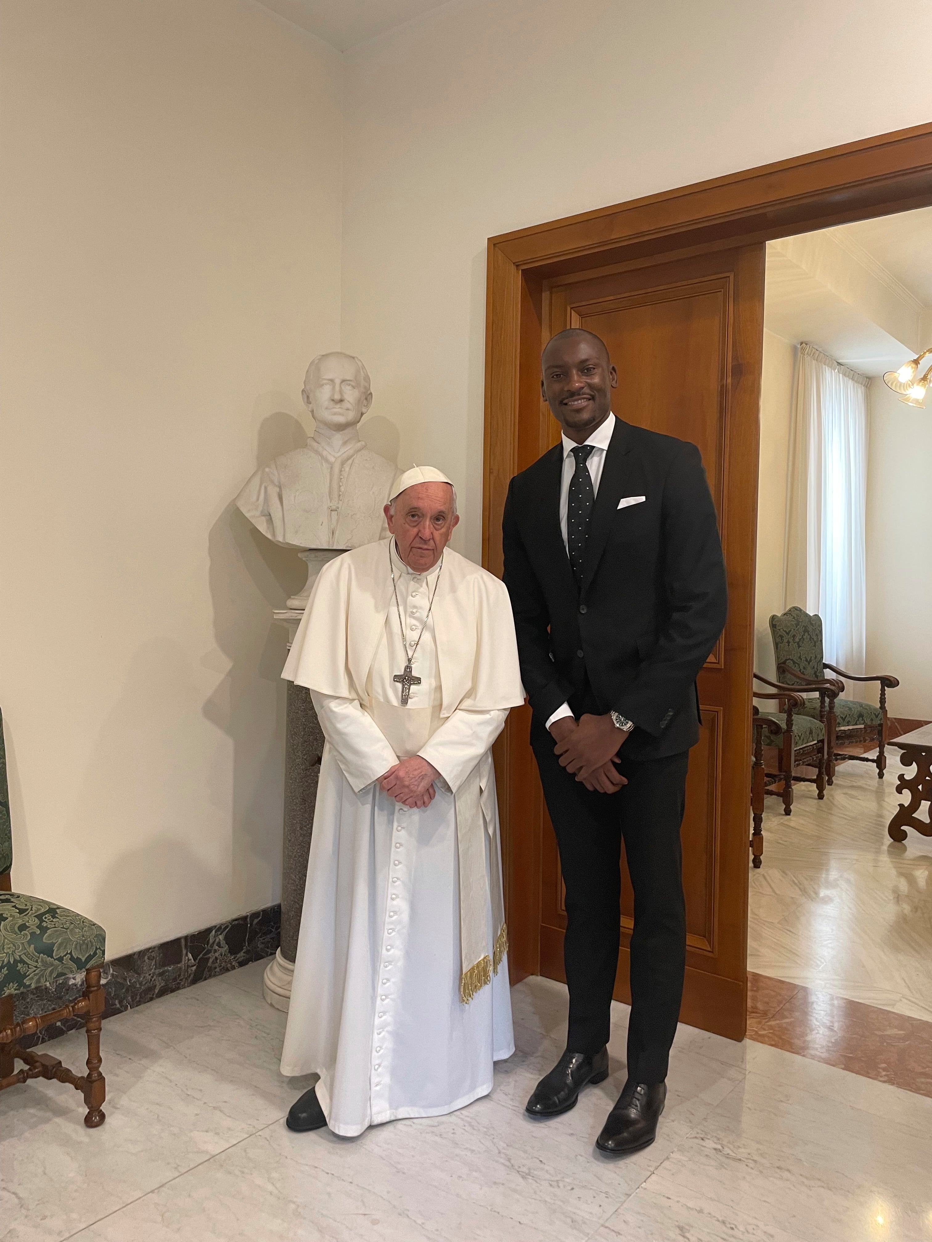 Vatican NBA Bismark Byombo
