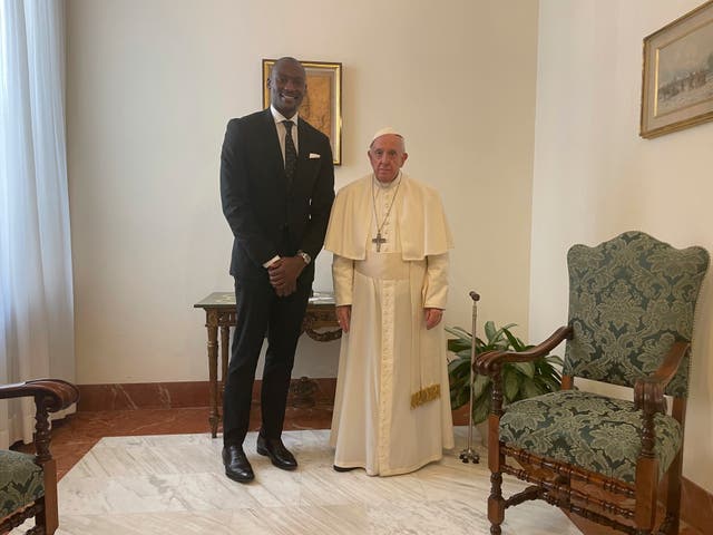 Vatican NBA Bismark Byombo