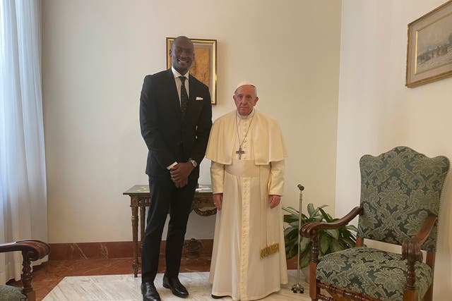 Vatican NBA Bismark Byombo