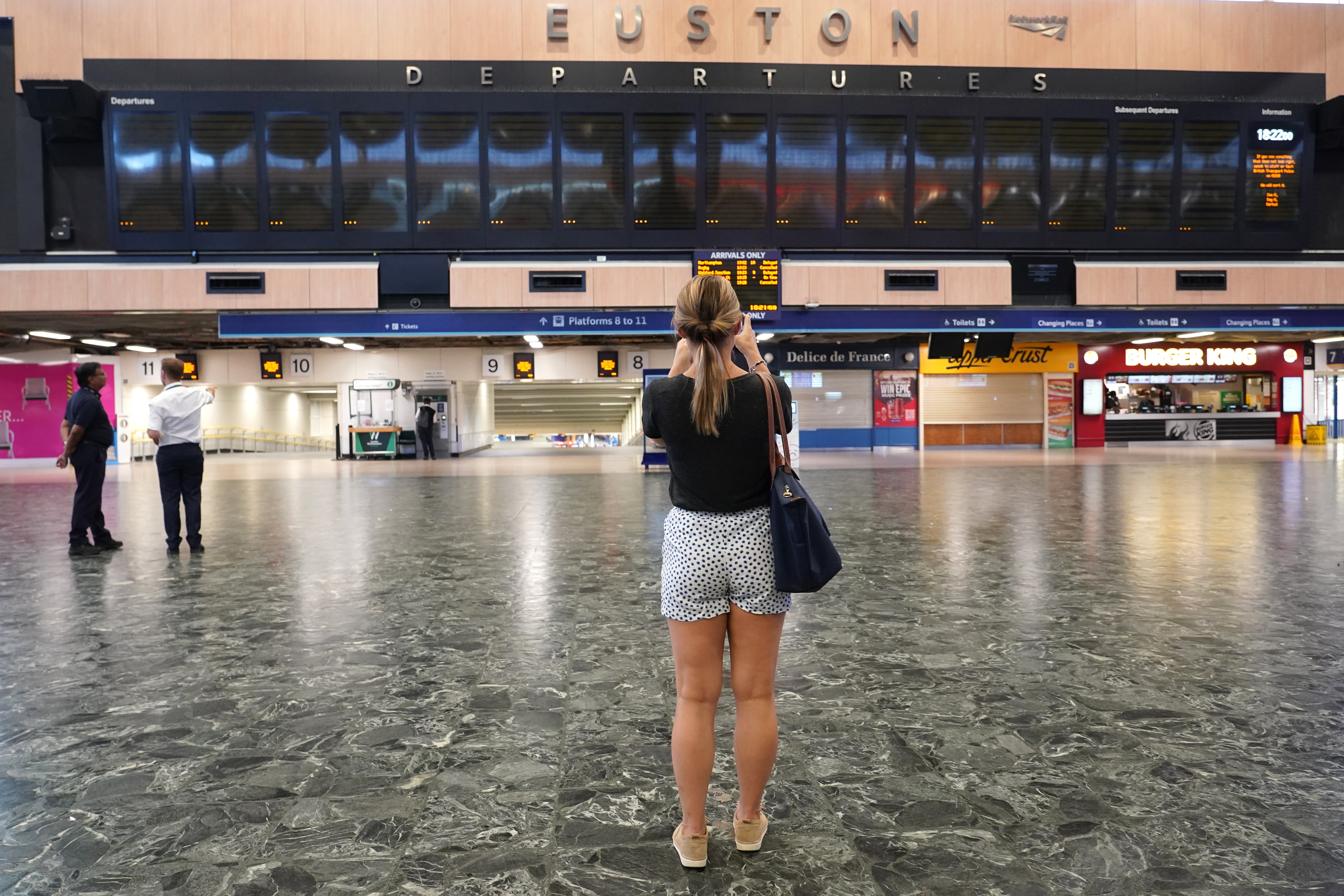 Train passengers are suffering more disruption from strike action as talks resume in a bid to resolve the bitter dispute over jobs, pay and conditions (Ian West/PA)