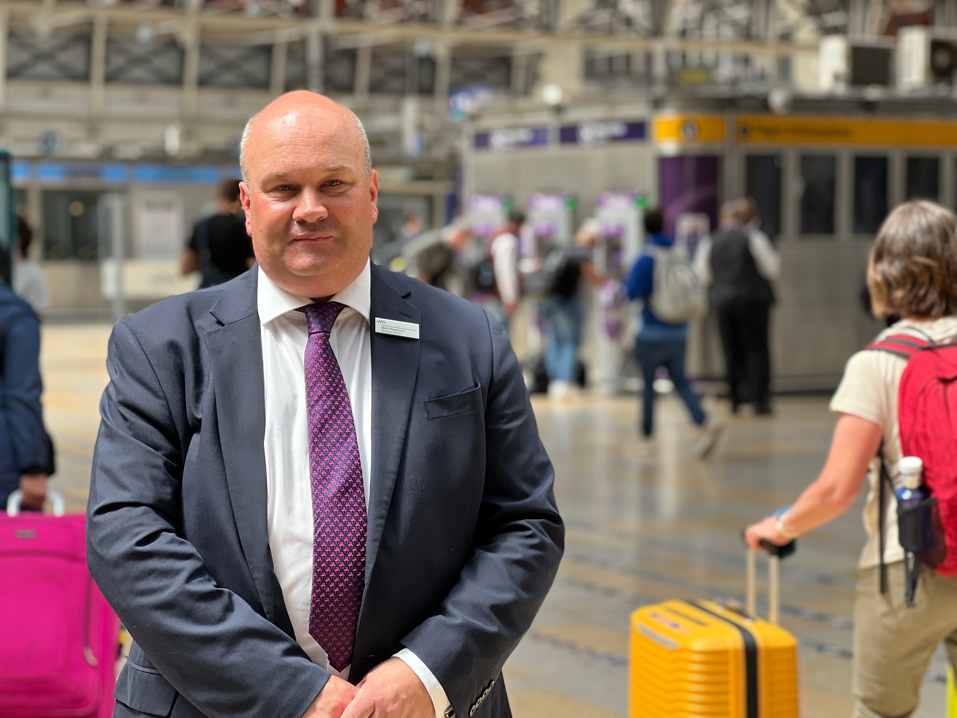 Paddington lair: Mark Hopwood, managing director of train operator GWR, at London Paddington station – hub for the network