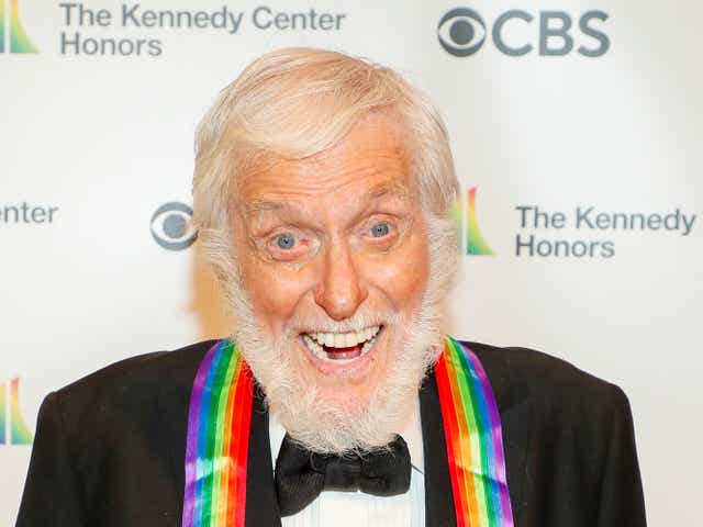 <p>Dick Van Dyke attends the 43rd Annual Kennedy Center Honors at The Kennedy Center on 21 May 2021</p>