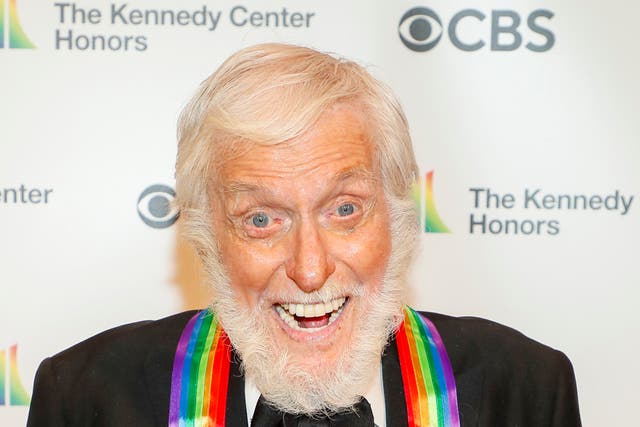 <p>Dick Van Dyke attends the 43rd Annual Kennedy Center Honors at The Kennedy Center on 21 May 2021</p>