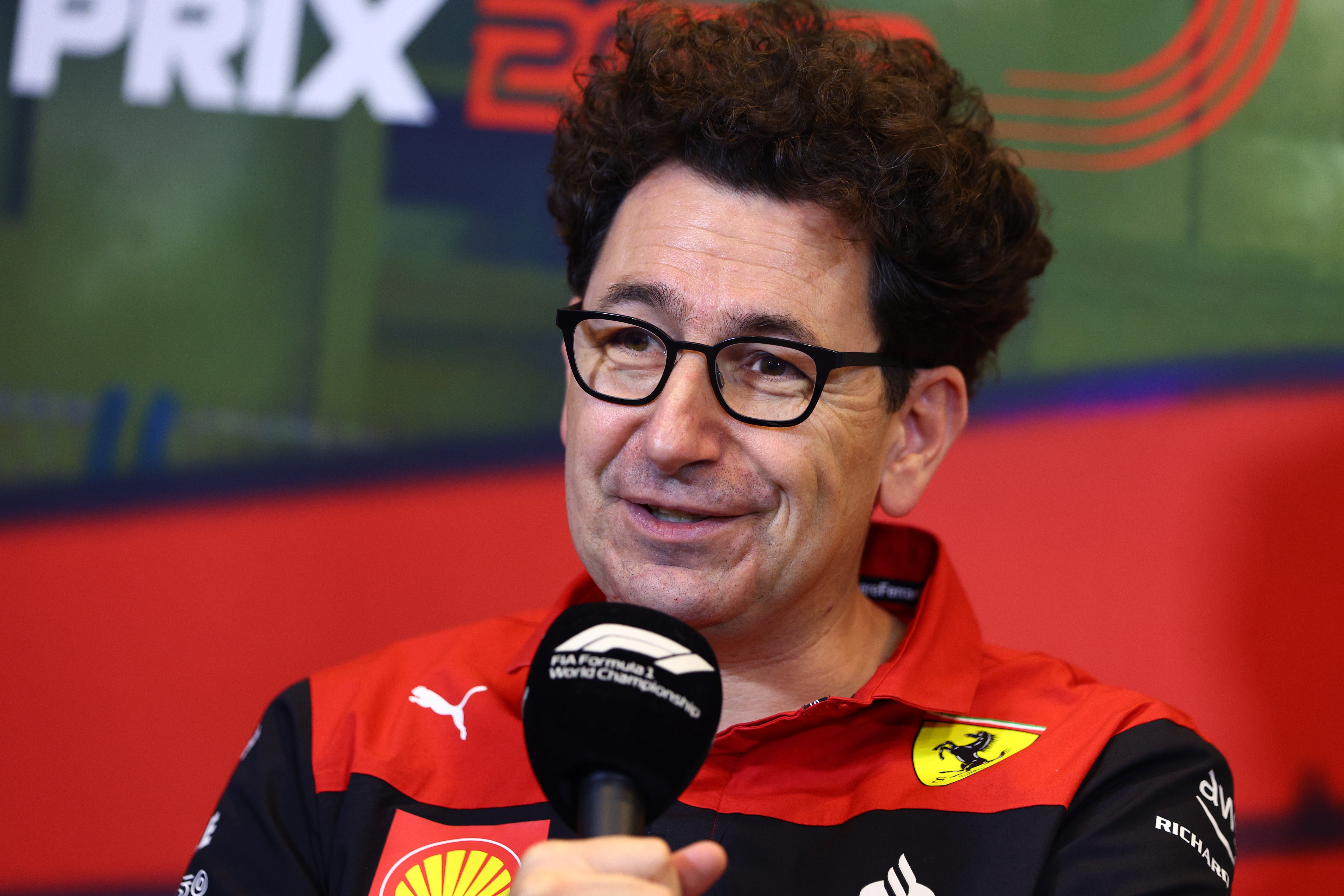 Mattia Binotto is team principal at Ferrari