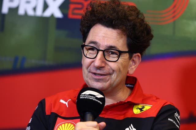 <p>Mattia Binotto is team principal at Ferrari  </p>