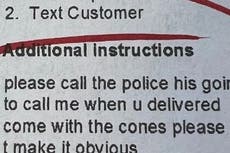 Woman escapes kidnapping with secret Grubhub message